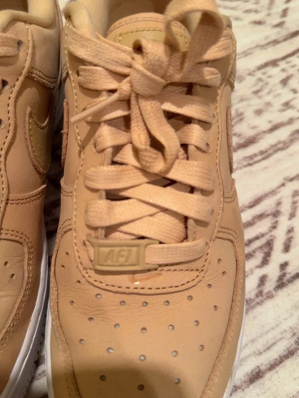 Nike Low-Top Sneakers in Tan/White - Picture 9 of 15
